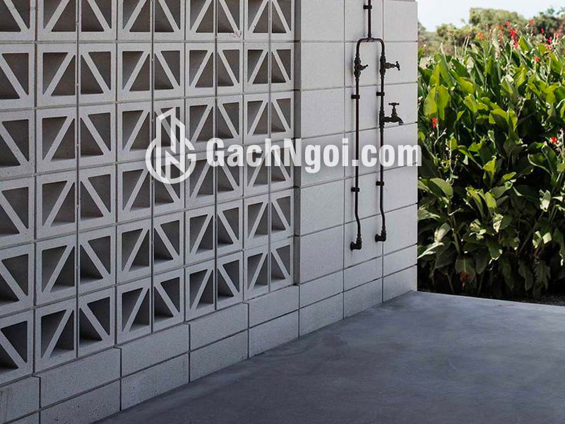 Gạch Thông Gió Xi Măng Lỗ Chéo Dt 16