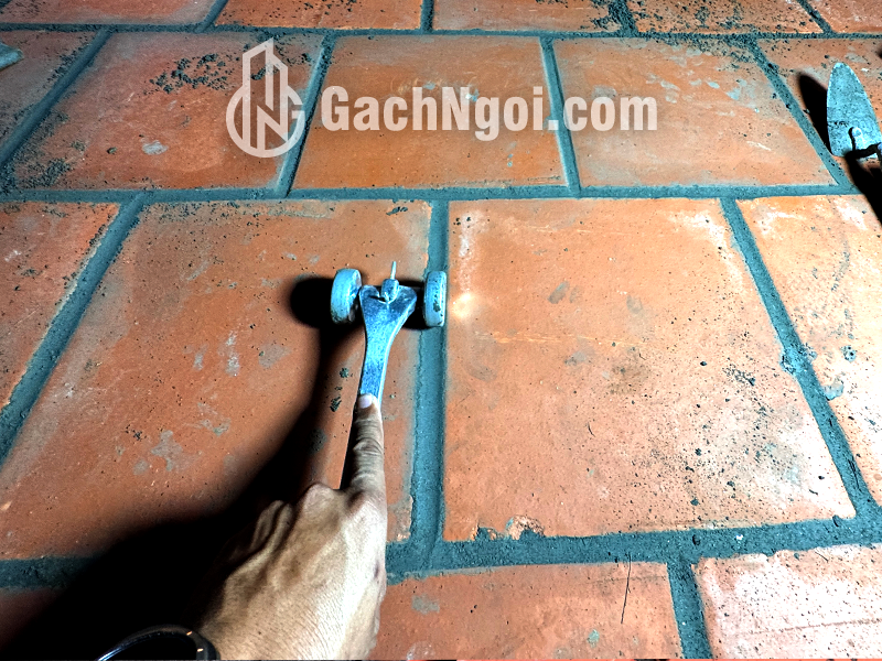 Con lăn tạo mạch xây không trát